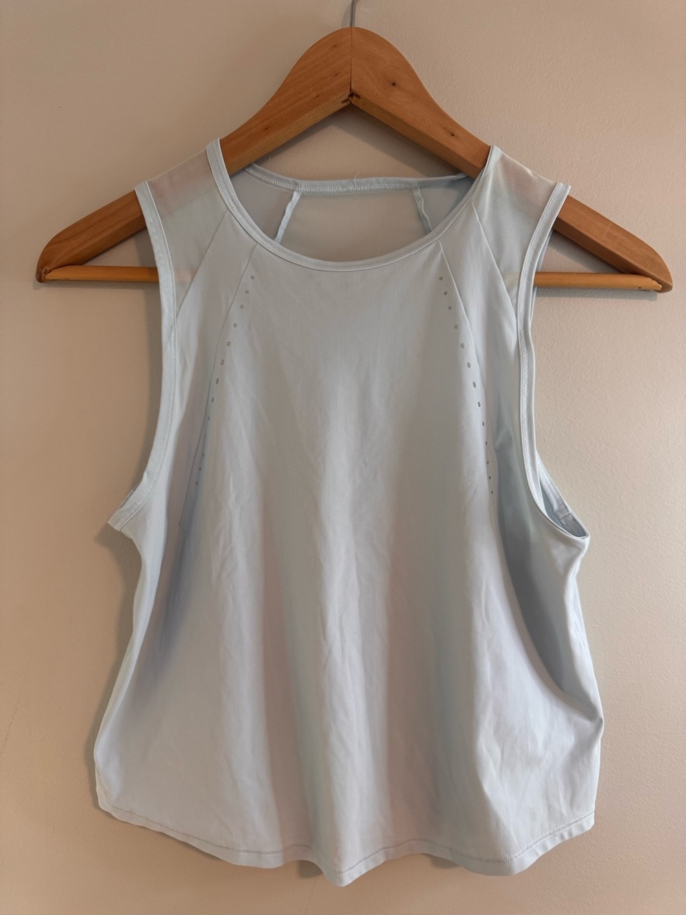 Lululemon light blue sculpt tank size 2
